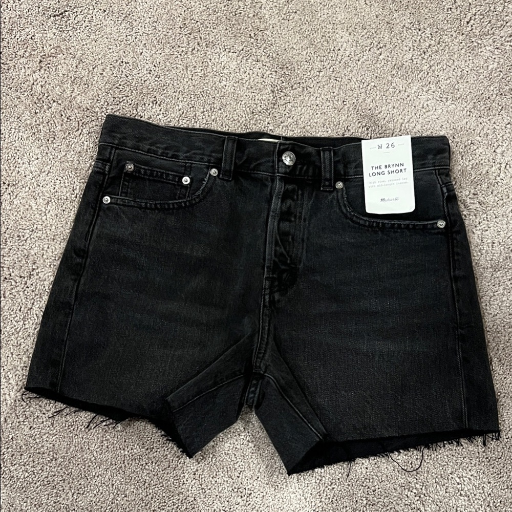 Madewell Dark Denim Jean Shorts
